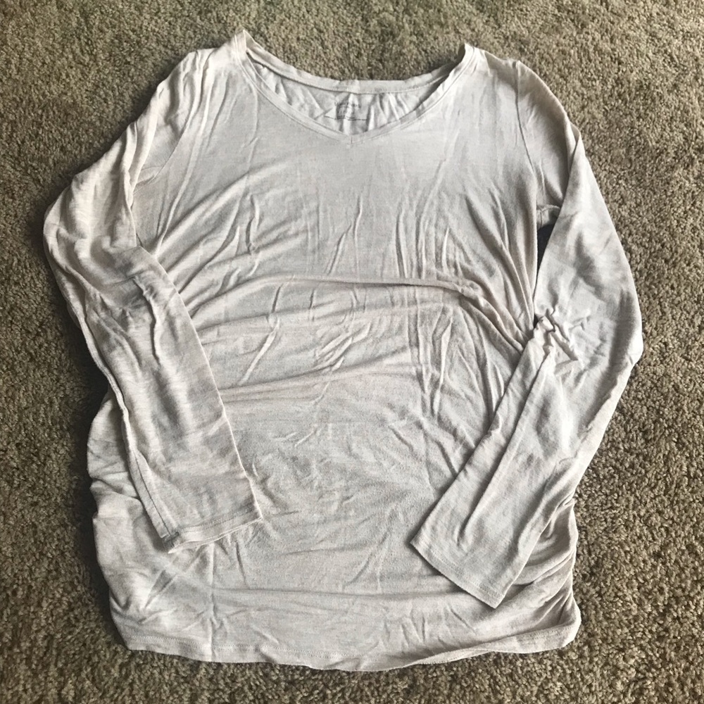 long sleeve maternity top